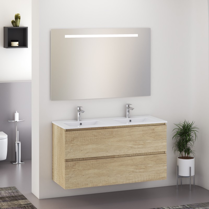 Sephia badmeubel compleet 120cm nature