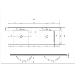 Sephia badmeubel compleet 120cm mat wit