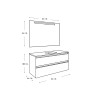 Sephia badmeubel compleet 80cm nature