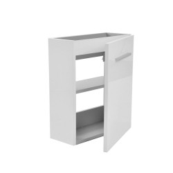 Zenti fonteinkast 40 x 22 cm glans wit