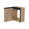Lotus fonteinkast 40x21,8 cm naturel eik/mat zwart