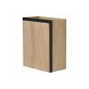 Lotus fonteinkast 40x21,8 cm naturel eik/mat zwart