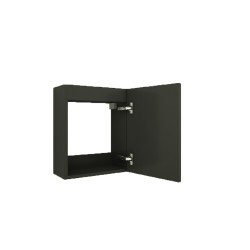 Marmaris fonteinkast 40 cm mat zwart