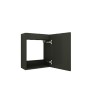 Marmaris fonteinkast 40 cm mat zwart