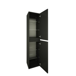 Marmaris kolomkast 160x35x35 cm mat zwart
