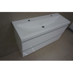 Shall onderkast 100 x 36 cm glans wit