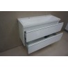 Shall onderkast 100 x 36 cm glans wit