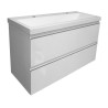 Shall onderkast 100 x 36 cm glans wit