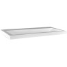 Flag wastafel enkel zonder kraangat 80x36x4 cm kunstmarmer glans wit