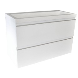 Shall onderkast 80 x 36 cm glans wit