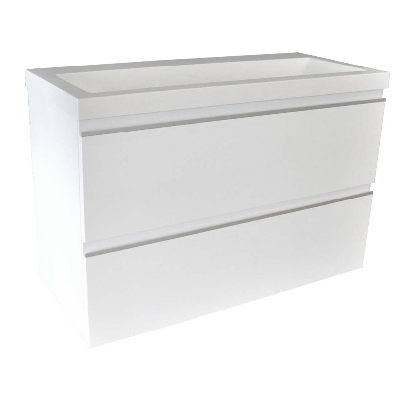 Shall onderkast 80 x 36 cm glans wit