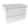 Shall onderkast 80 x 36 cm glans wit