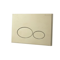 X32 Metal drukplaat voor inbouwreservoir geborsteld messing PVD
