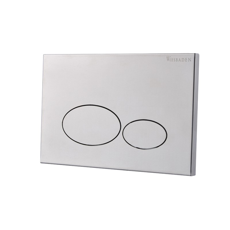 X32 Metal drukplaat voor inbouwreservoir RVS geborsteld