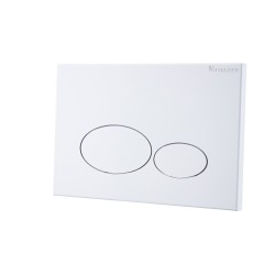 X32 Metal drukplaat voor inbouwreservoir mat wit
