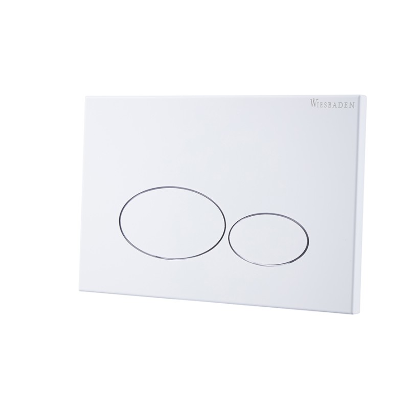 X32 Metal drukplaat voor inbouwreservoir mat wit