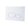 X32 Metal drukplaat voor inbouwreservoir mat wit