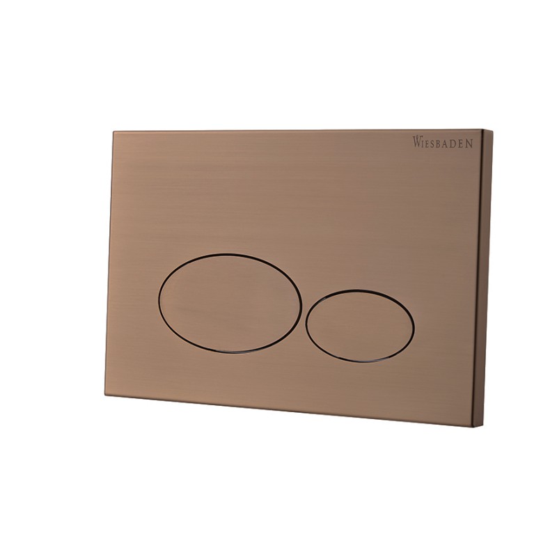 X32 Metal drukplaat voor inbouwreservoir geborsteld brons koper