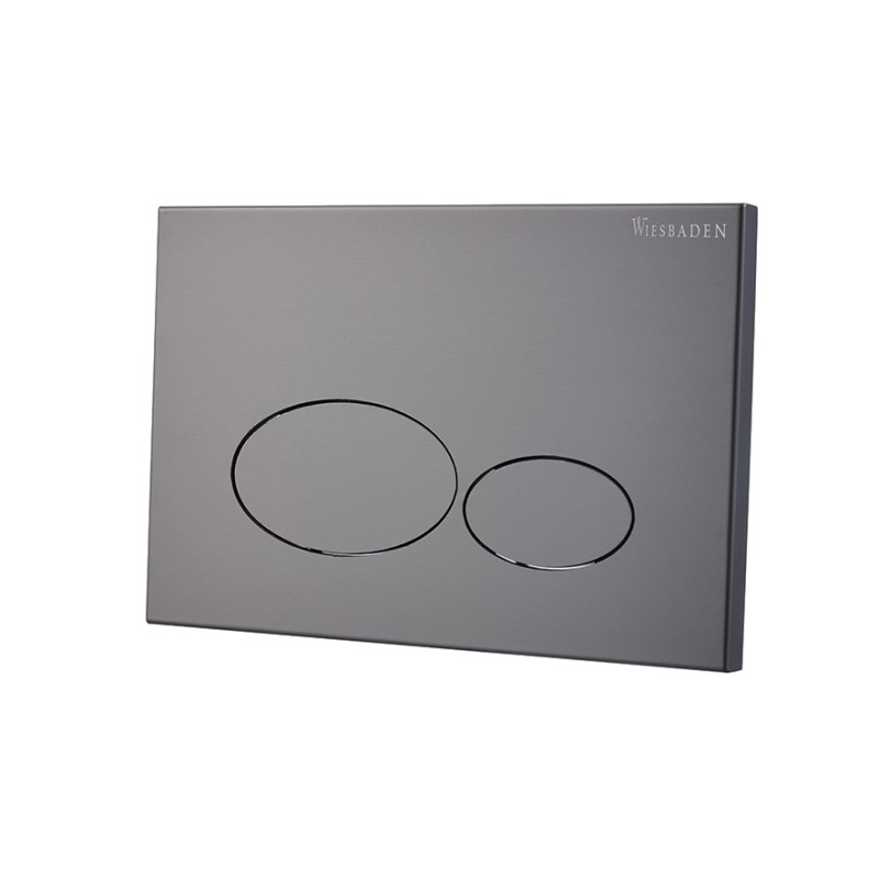 X32 Metal drukplaat voor inbouwreservoir gunmetal PVD