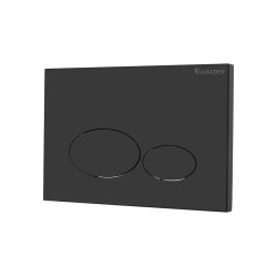 X32 Metal drukplaat voor inbouwreservoir mat zwart