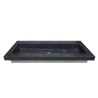 Raw wastafel enkel zonder kraangat 120x46x5 cm hardsteen gezoet