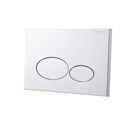 X32 Metal drukplaat voor inbouwreservoir chroom