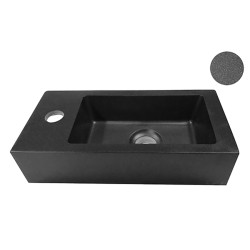 Rhea S mini fontein links 36,5 x 18 x 9 cm quartz