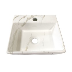 Leto fontein 33,5 x 29 x 11,5 cm keramiek carrara