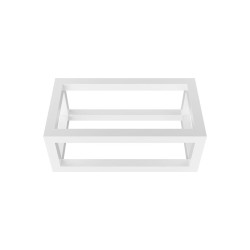 Nick frame voor fontein 395 x 150 x 215 mm mat wit