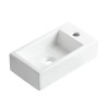 Rhea M fontein rechts 40 x 22 x 11 cm keramiek glans wit