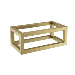 Nick frame voor fontein 395 x 150 x 215 mm geborsteld messing PVD