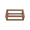 Nick frame voor fontein 395 x 150 x 215 mm geborsteld brons koper PVD