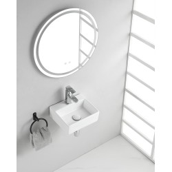 Leto fontein 33,5 x 29 x 11,5 cm keramiek glans wit