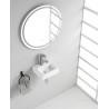 Leto mini fontein 28 x 24, 5 x 9 cm keramiek glans wit