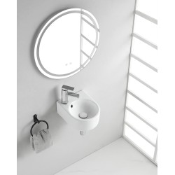 Erato fontein 34 x 27,5 x 12 cm keramiek glans wit