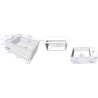 Julia fontein links 35 x 20 x 16 cm solid surface mat wit