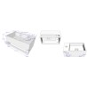 Julia fontein rechts 35 x 20 x 16 cm solid surface mat zwart