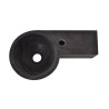 Raw fontein rechts rond 40x23x10 cm hardsteen gezoet