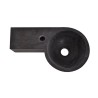Raw fontein links rond 40x23x10 cm hardsteen gezoet