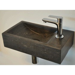 Raw fontein rechts 40x22x10 cm hardsteen gezoet