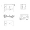 Raw fontein links 40x22x10 cm hardsteen gezoet