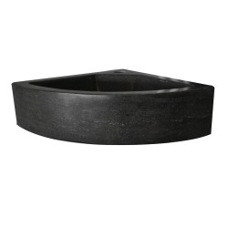 Raw hoekfontein 30x30x10 cm hardsteen gezoet