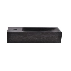 Raw fontein links 38x14x8 cm hardsteen gezoet