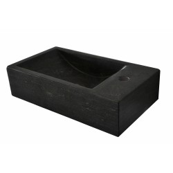 Raw fontein rechts 40x22x10 cm hardsteen gezoet