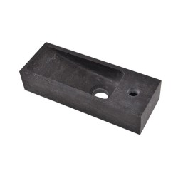 Raw fontein rechts 38x14x8 cm hardsteen gezoet