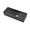 Raw fontein rechts 38x14x8 cm hardsteen gezoet