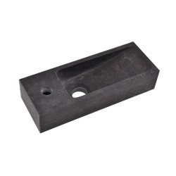 Raw fontein links 38x14x8 cm hardsteen gezoet