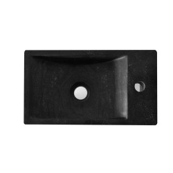 Raw fontein rechts 40x22x10 cm hardsteen gezoet