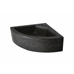 Raw hoekfontein 30x30x10 cm hardsteen gezoet
