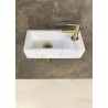 Fonteinset Rhea S mini fontein rechts carrara - complete set